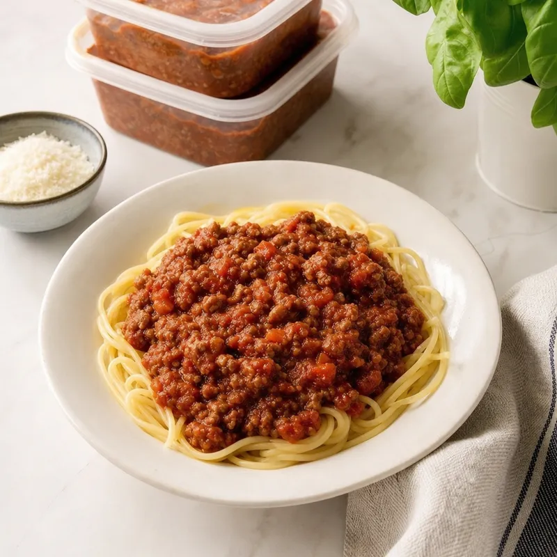 Batch Bolognese Sauce for the Freezer