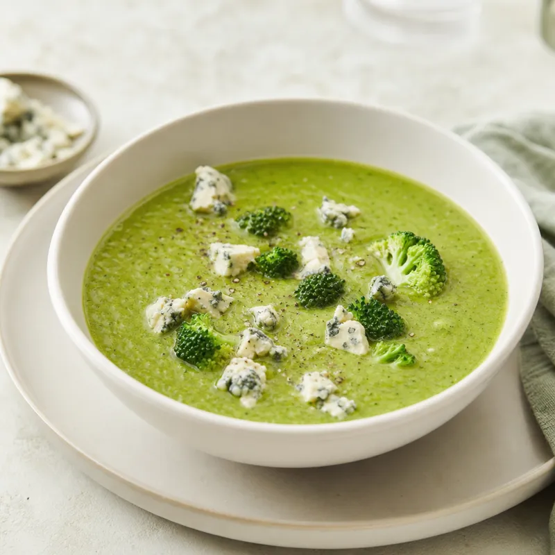 Broccoli and Stilton soup