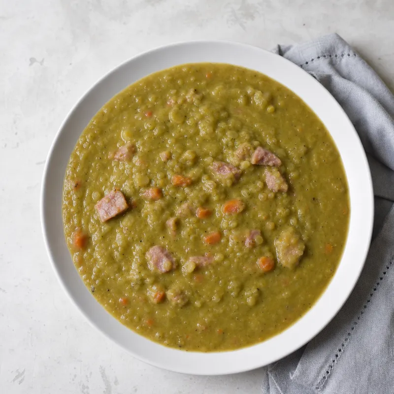 Freezer Split Pea and Ham Soup