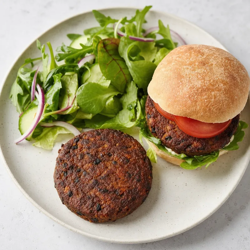 Freezer Sweet Potato and Black Bean Burgers