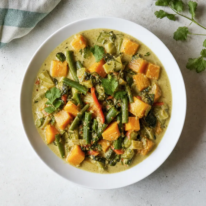 Freezer Thai Green Vegetable Curry