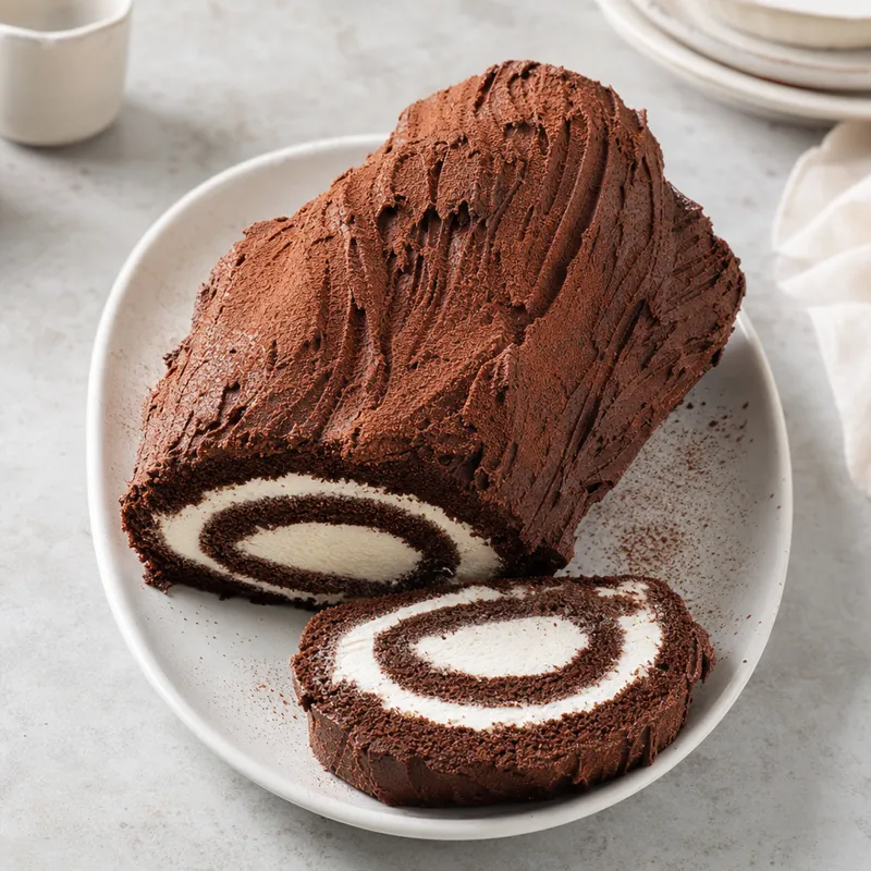 Gluten Free Chocolate Yule Log