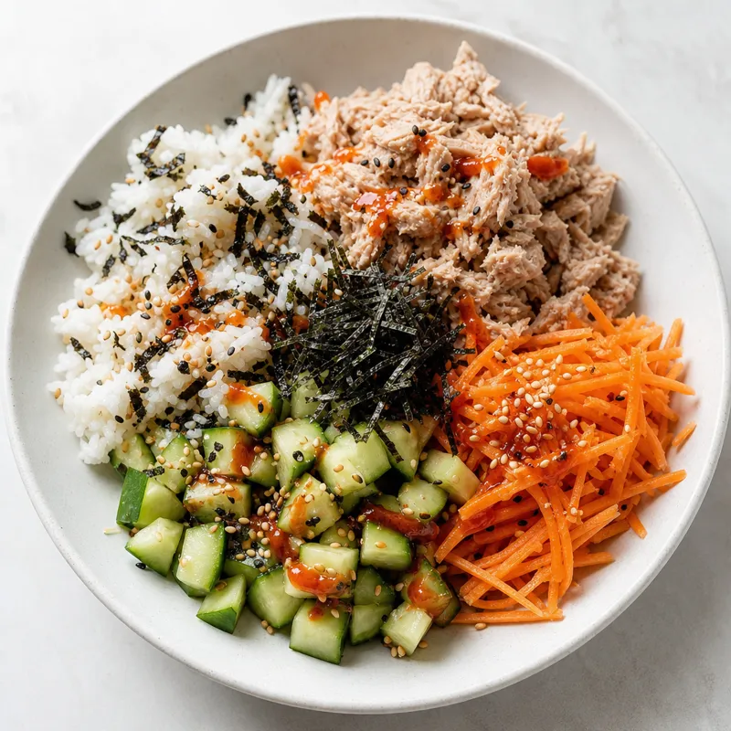 Tuna Kimbap Rice Bowls